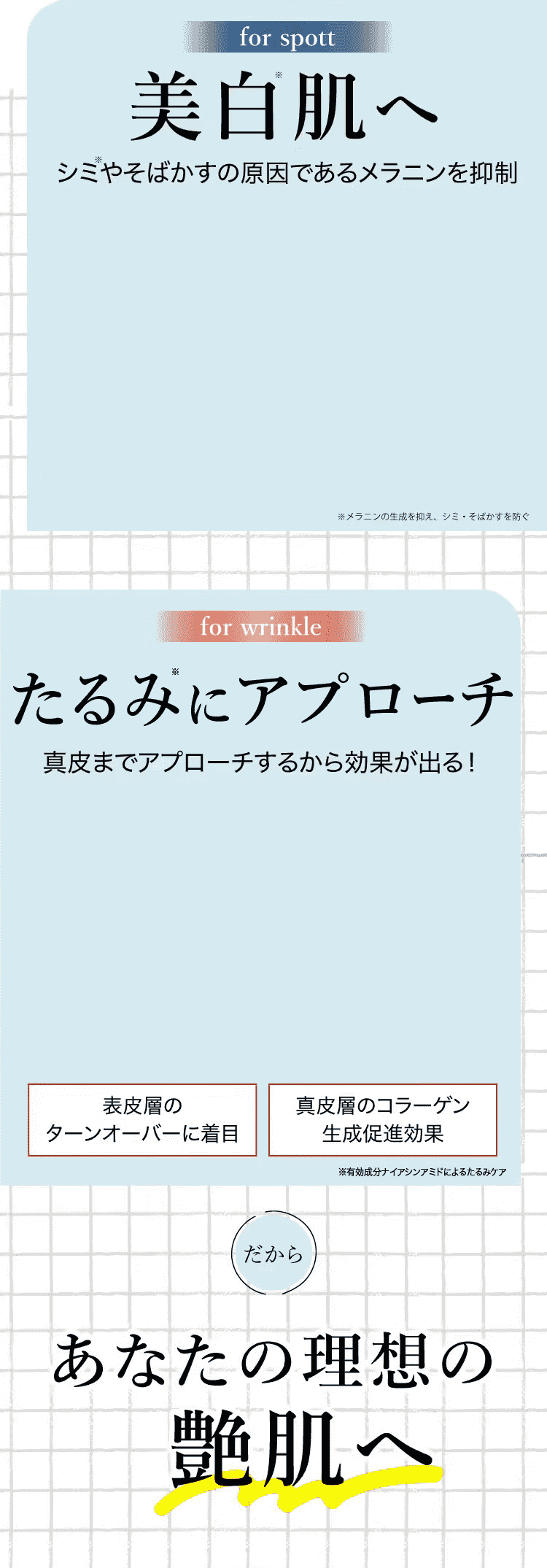 安心して効果を実感いただけます